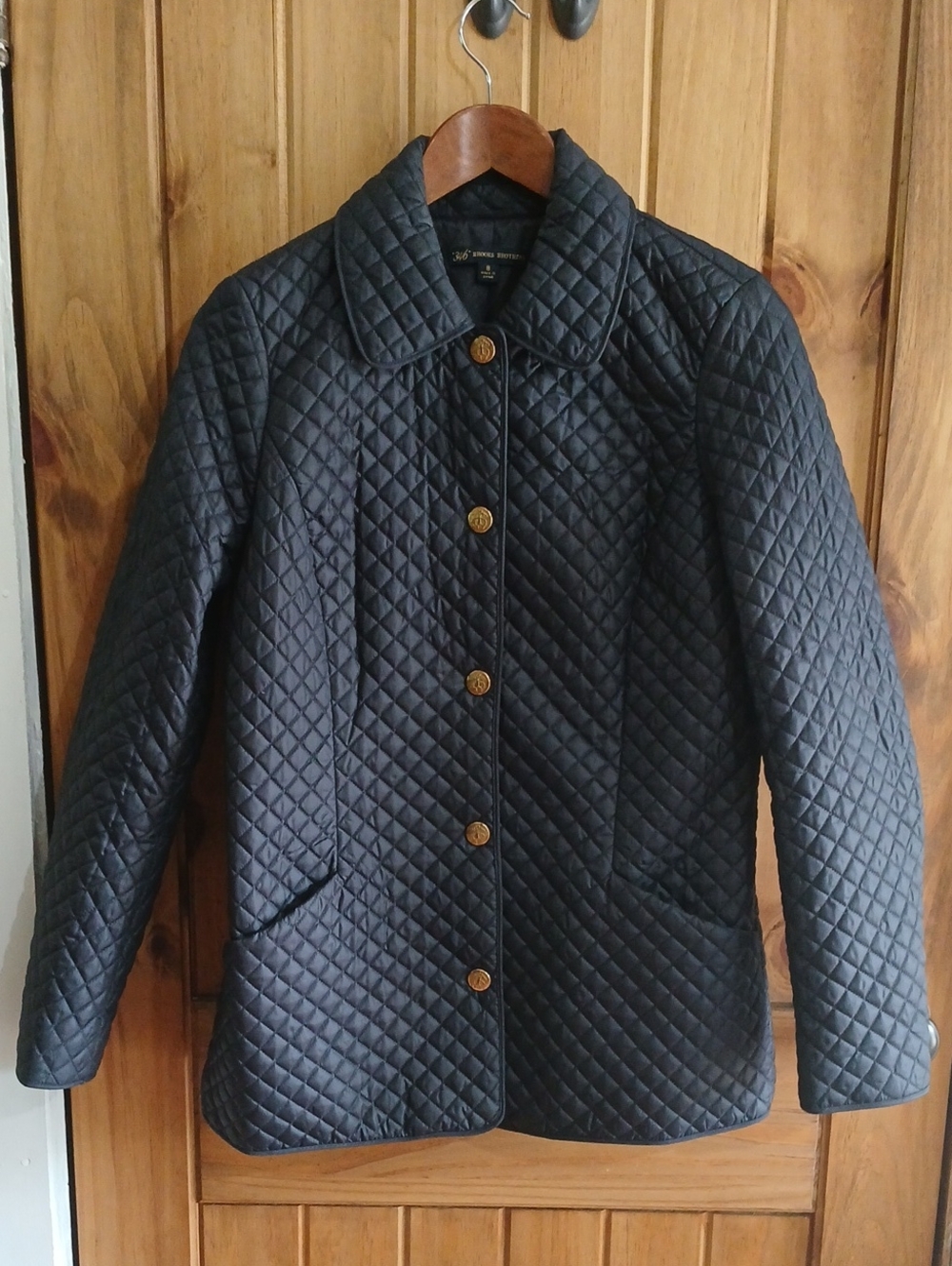Women's Brooks Brothers 346 Diamond Quilted Jacket - 8